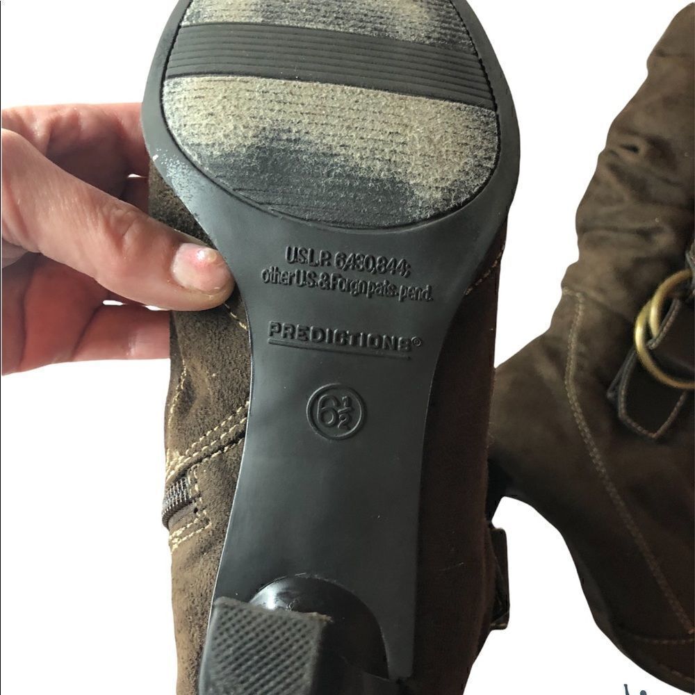 Predictions brown Suede boots. Size 6 1/2 - Picture 6 of 8